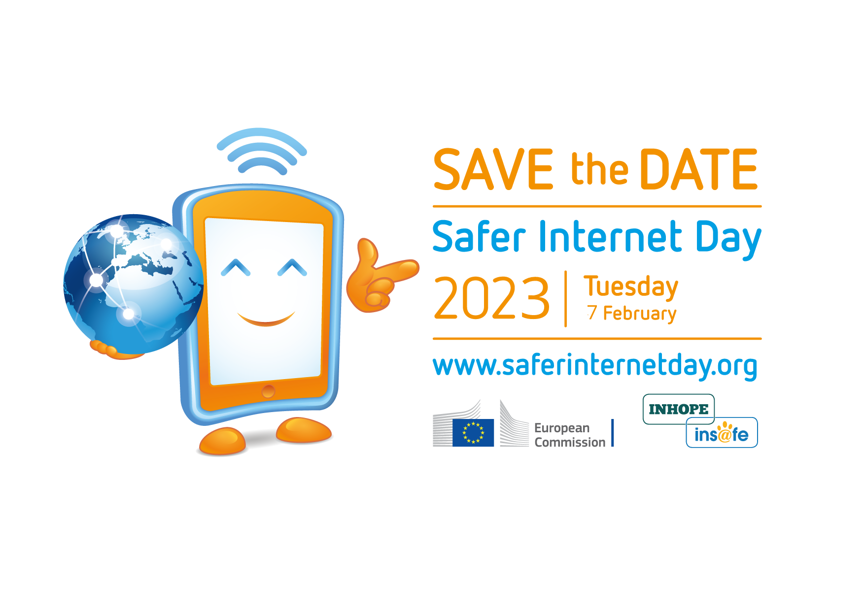 Official logo of Safer Internet Day 2023